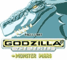 Godzilla - The Series - Monster Wars Title Screen